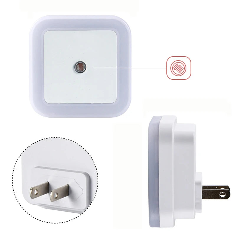 Plug-In LED Night Light with Dusk-to-Dawn Sensor