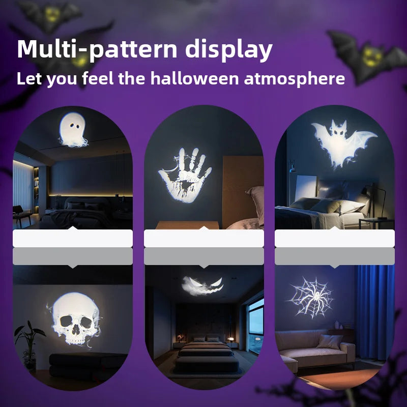 Halloween & Christmas Pattern Projector Decoration
