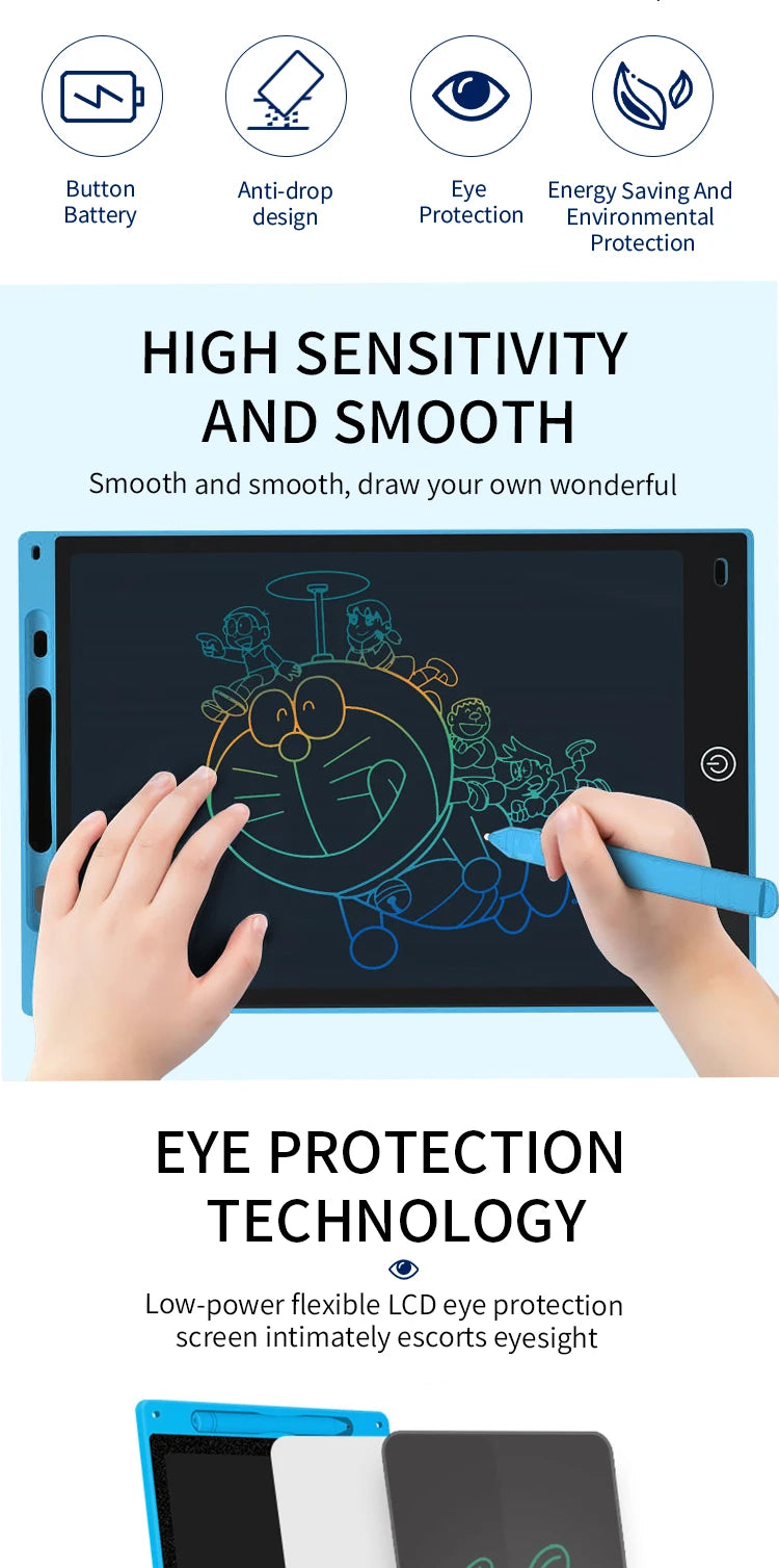 Color LCD Drawing & Writing Tablet with Stylus