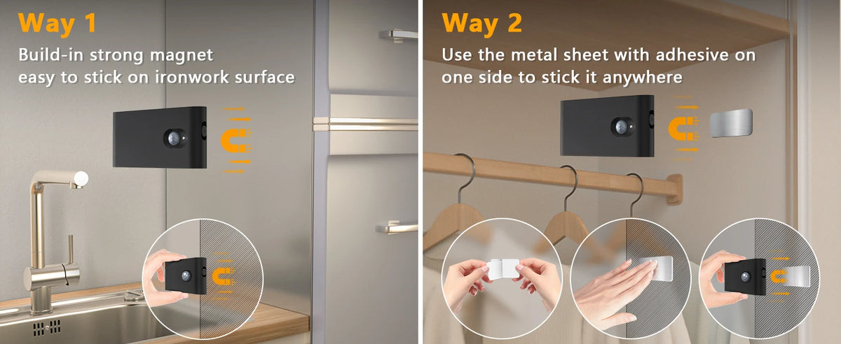 WILLED Rechargeable Motion Sensor Stair Lights