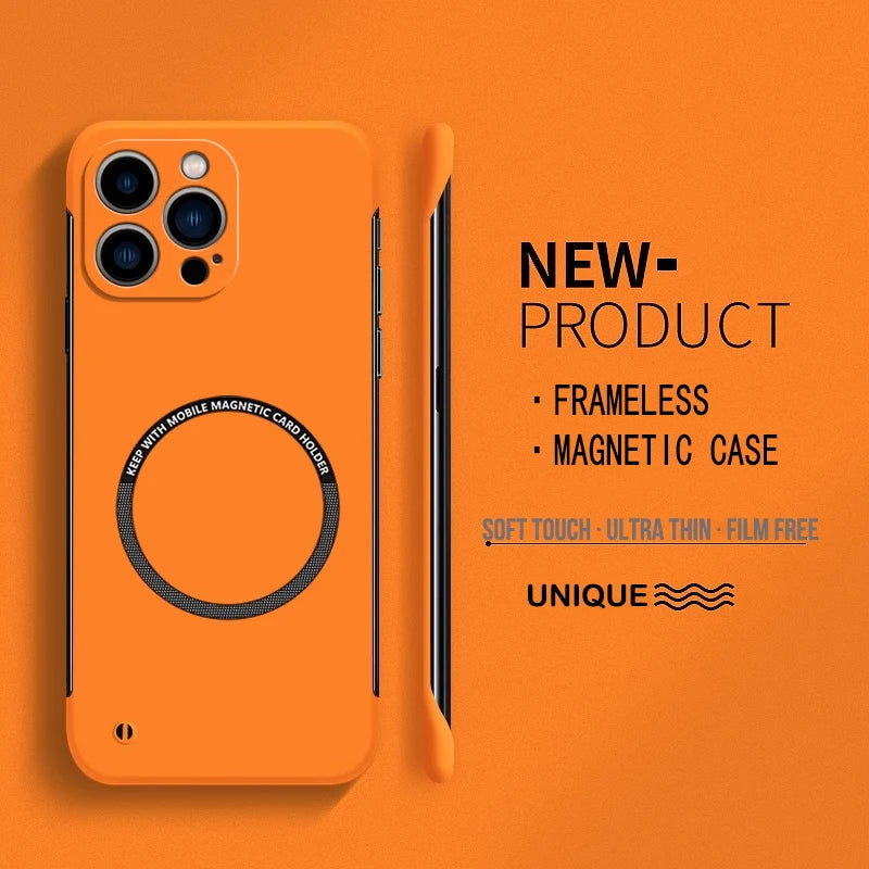 Slim Hard iPhone Case with Surface-Mounted Metal Ring