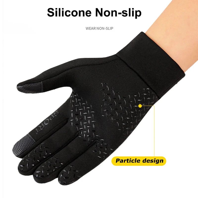 Unisex Winter Touchscreen Gloves – Black or Gray