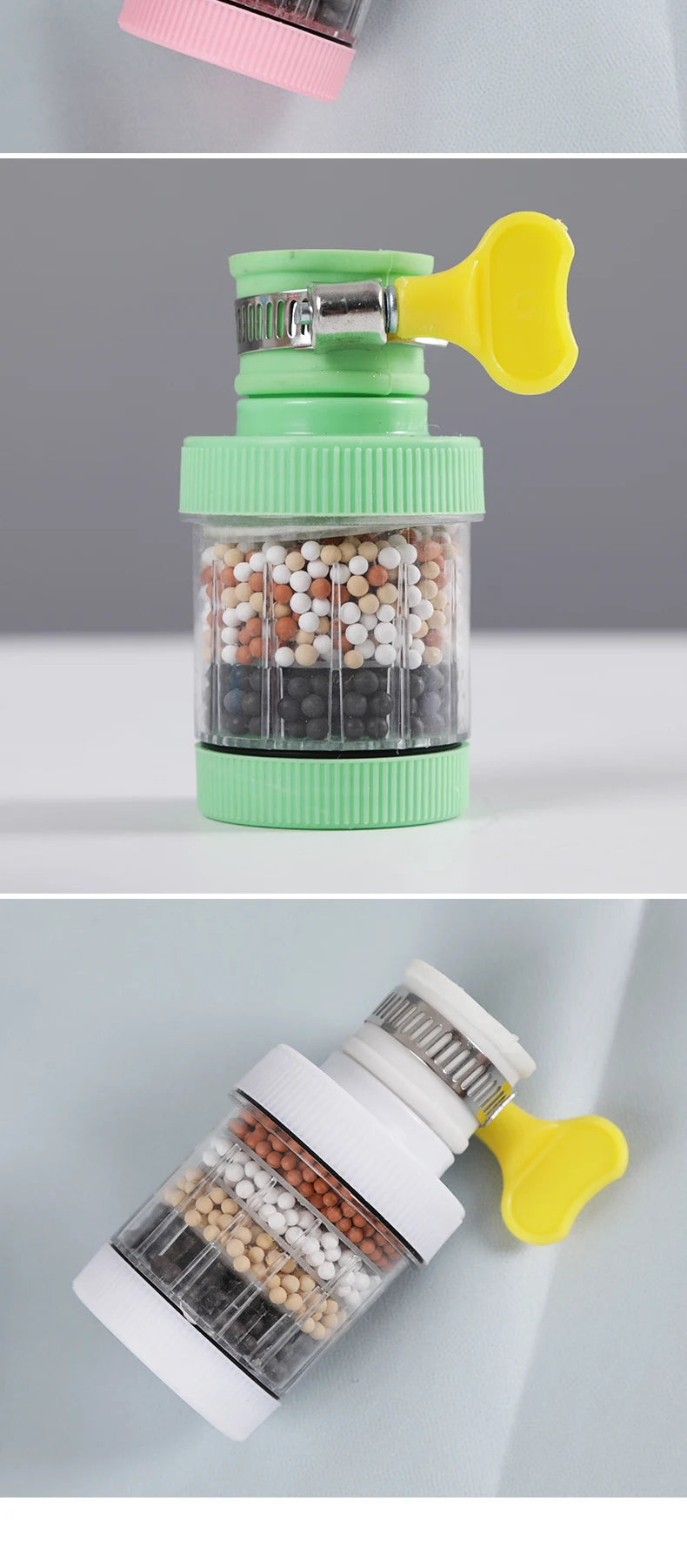 Mini Faucet Water Filter – Four Color Options