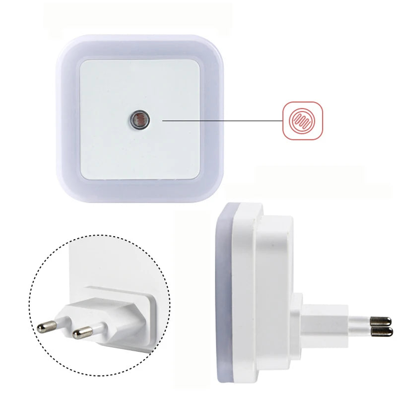 Plug-In LED Night Light with Dusk-to-Dawn Sensor