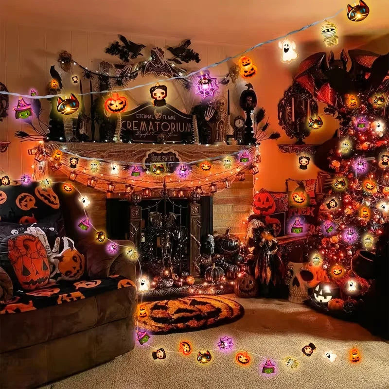 Halloween Character String Lights – 10, 20 or 30 LEDs