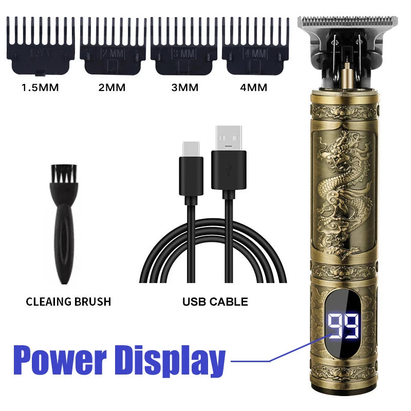 T9 Vintage-Style Cordless Hair Trimmer