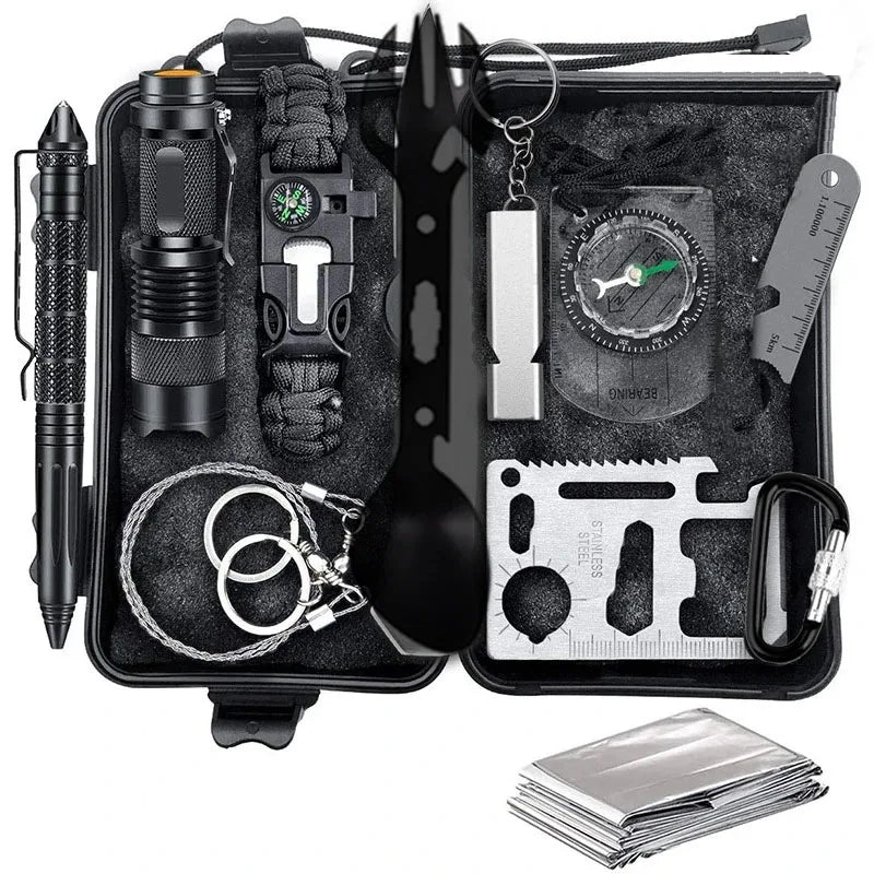 Professional Car & Camping First Aid Kit – SOS Emergency Gear for Wilderness & Outdoor Adventures