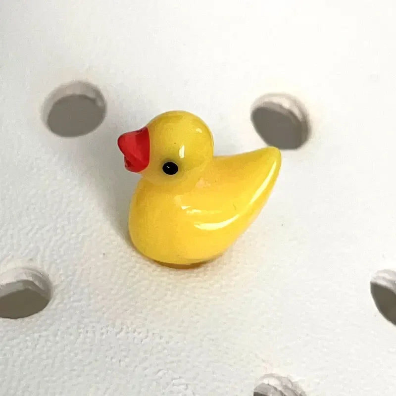 3D Cute Duck Noctilucent Shoe Charms for Crocs Garden Sandal Clogs Pins Decorations Slipper Accessories Girl Women Gift
