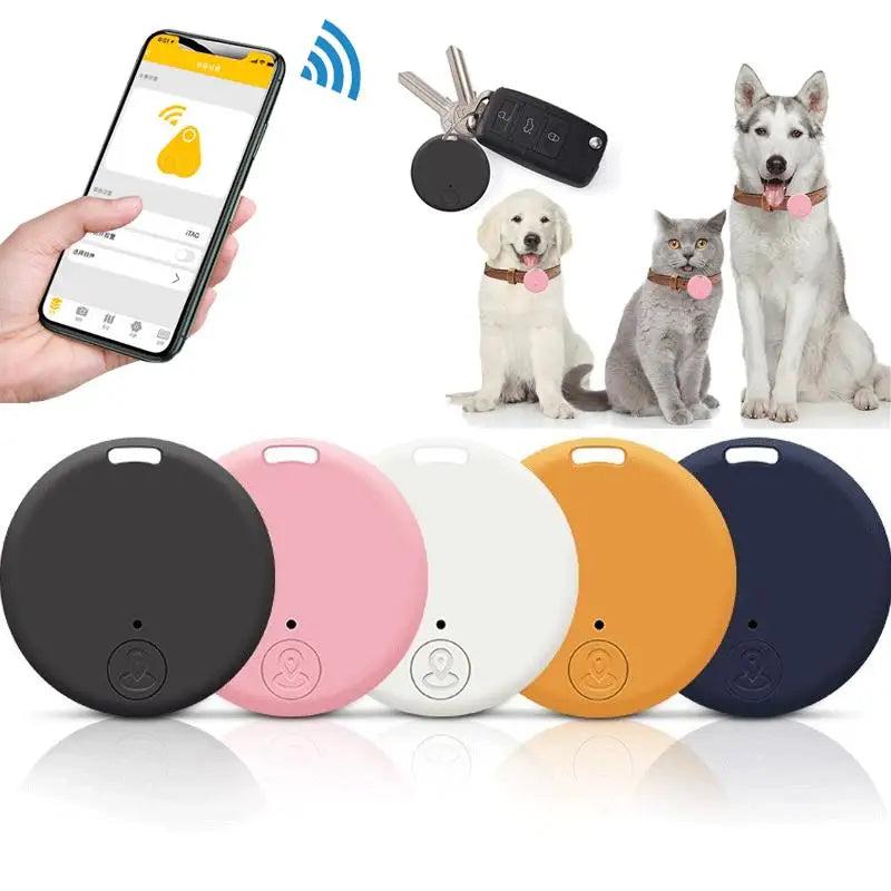 Mini-GPS-Locator Anti-Verlust-Alarm Geldbörse Schlüsselanhänger Smart Tag Bluetooth-kompatibler Tracer Schlüsselanhänger Hund Haustier Kind Tracker Schlüsselfinder