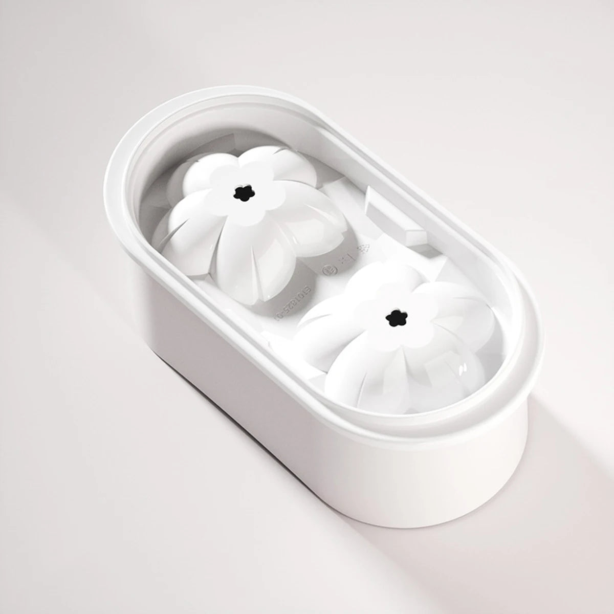 Cherry Blossom Ice Ball Mold – Slow-Melting Floral Ice Sphere Maker for Cocktails, Whiskey & Bar Drinks, Stackable