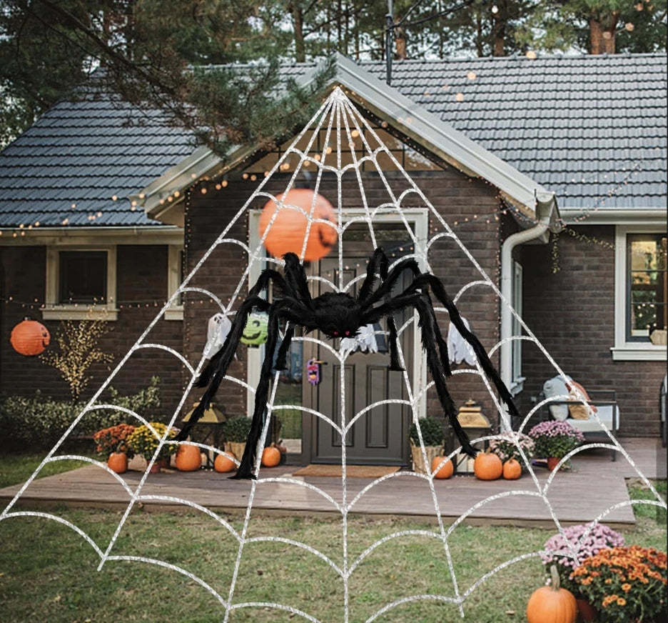 Halloween Spider & Web Decorations – Individual Options