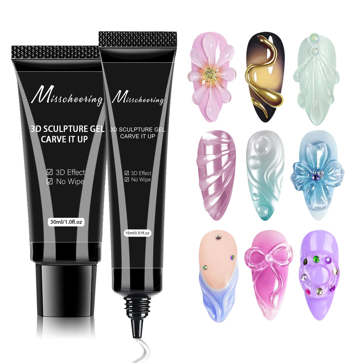 Misscheering 3D Nail Art Modeling Gel