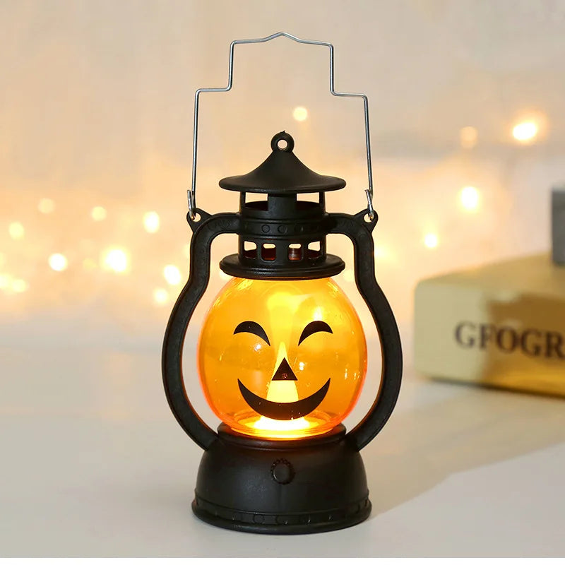 Mini LED Pumpkin Lantern – Halloween Decoration