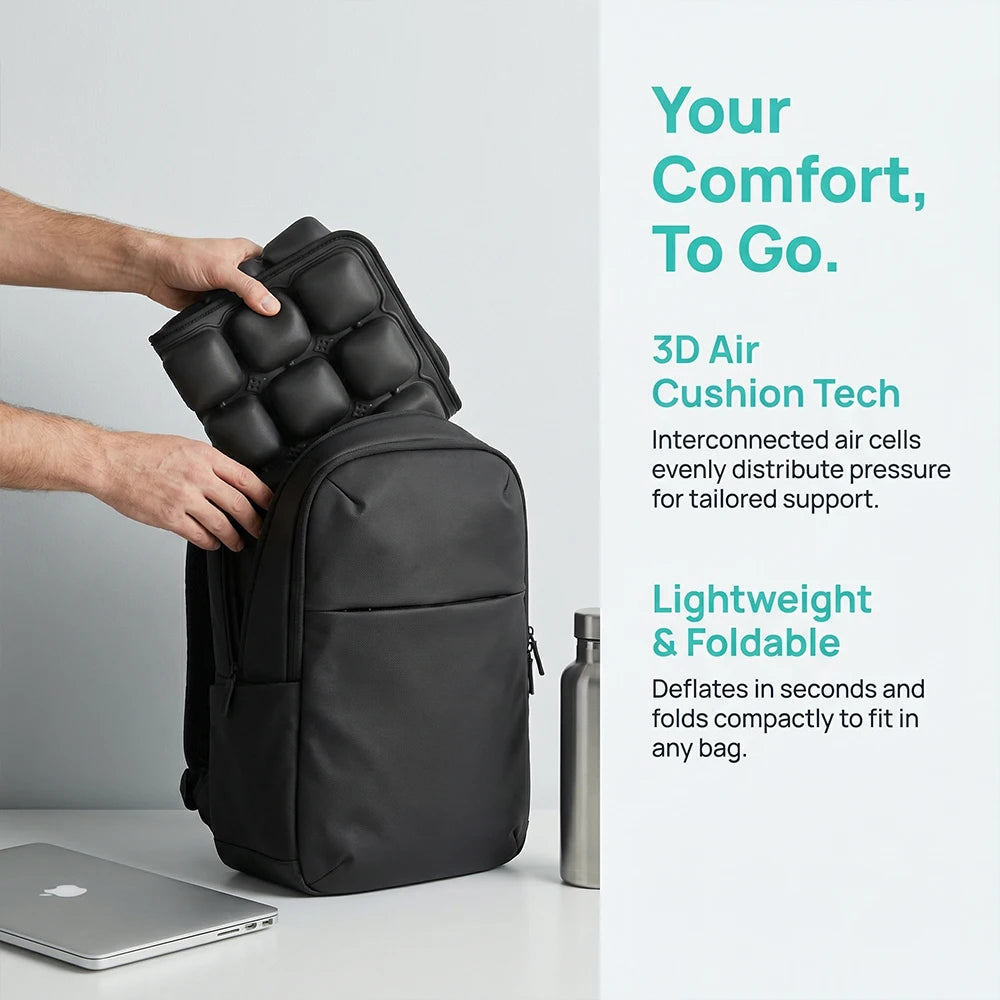 49-Cell Honeycomb Air Seat Cushion – Breathable Pressure Relief for Office, Home & Outdoor Use