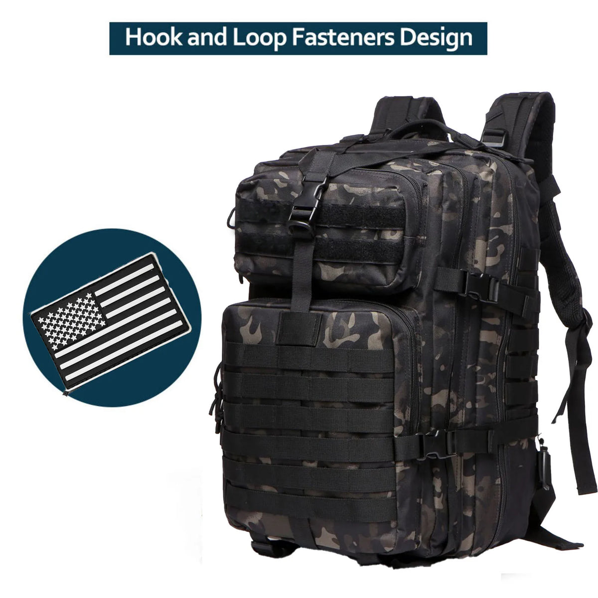 Tactical Backpack with MOLLE Webbing – 25L or 50L