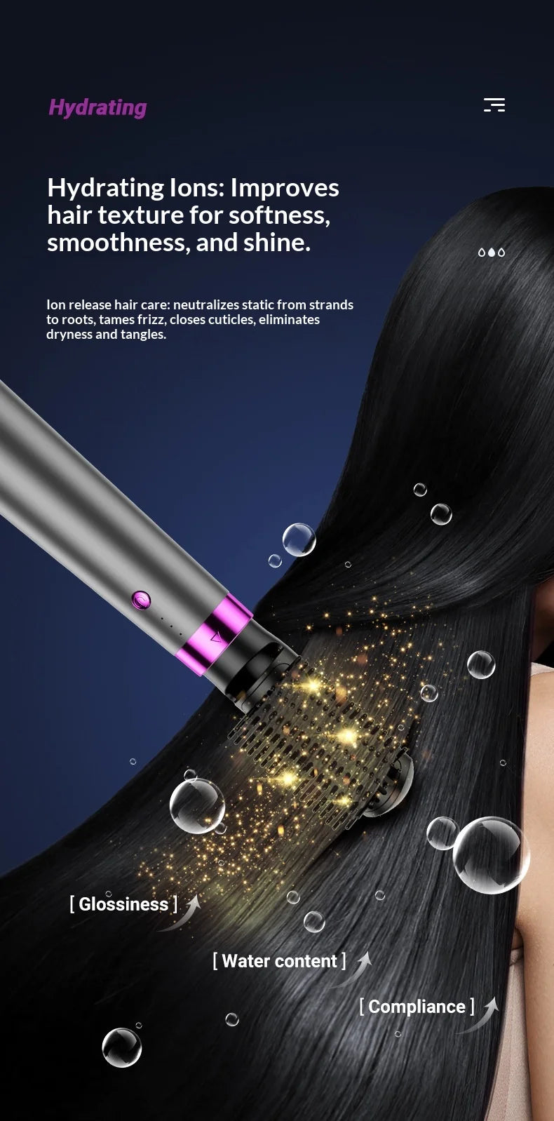 HOMEFISH Hair Dryer & Styler – EU Plug