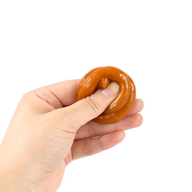 Realistic Fake Poop Prank Toy – Soft Plastic Gag Gift for April Fools, Halloween & Party Jokes, 17cm/6.69inch