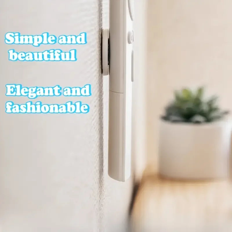 No-Drill Magnetic Remote Holders – White