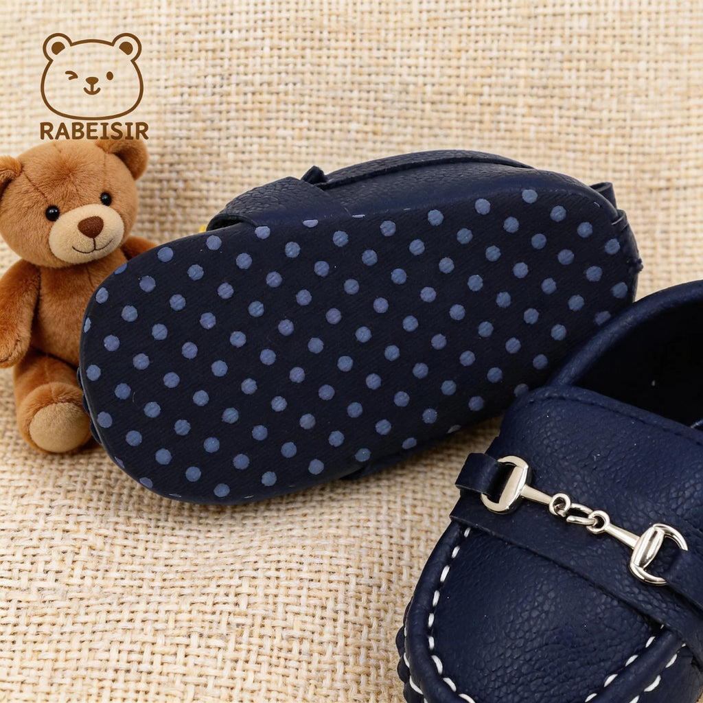 Casual Slip On Low Top Loafer Shoes For Baby Boys, Lightweight Comfortable Non Slip Flat Shoes For Indoor Outdoor Walking, Sprin