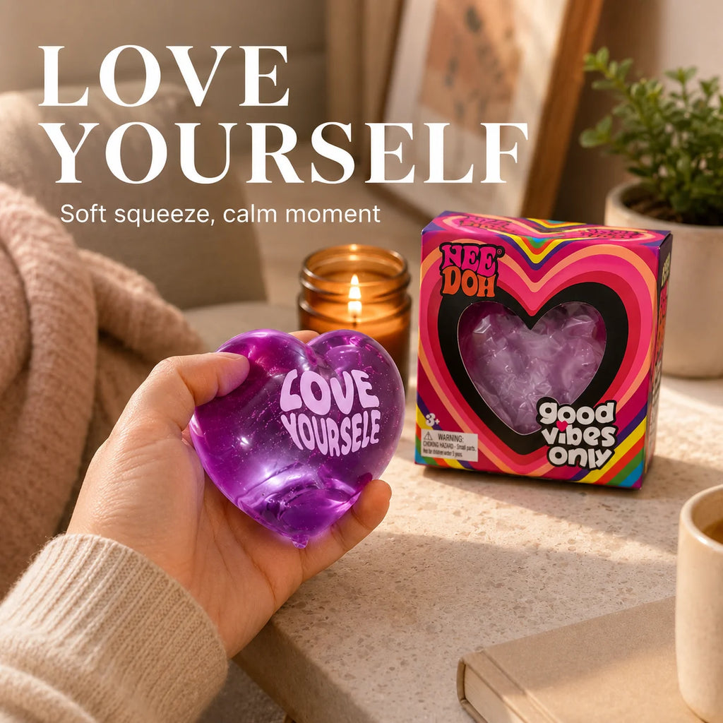 Heart-Shaped Squishy Fidget Toy