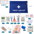 Portable First Aid Kit – Red or Blue, Multiple Kit Options