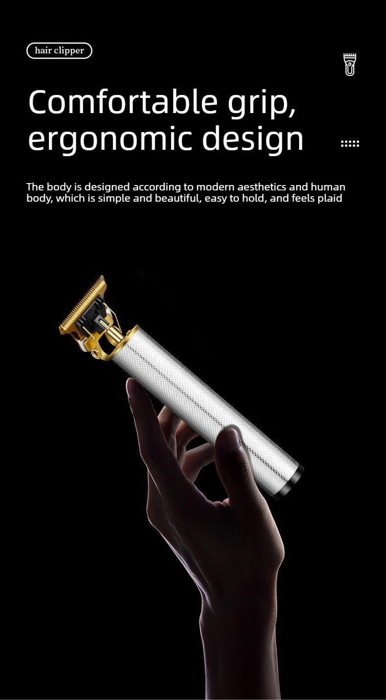 T9 Hair Trimmer: A USB-Charging Cordless Razor-Style Hair Clipper That Allows You to Shave Your Head Completely (0 mm Length)