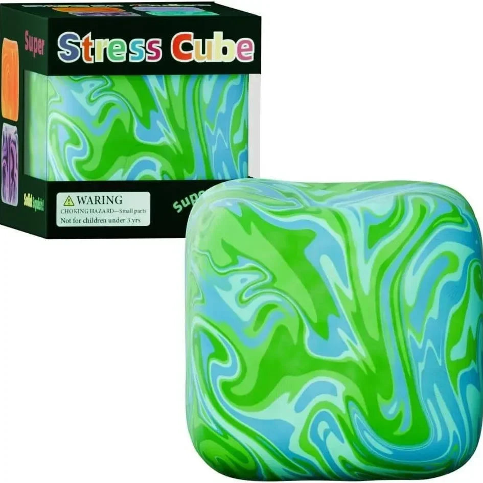 Schylling Needoh pizza Sensory Fidget Cube Stress Relief Squishy Cube Anti-Anxiety Squeeze Toy For Focus ADHD Population