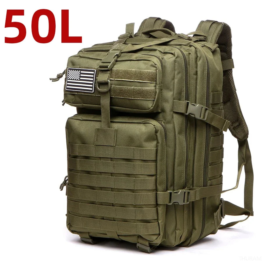 Tactical Backpack with MOLLE Webbing – 25L or 50L