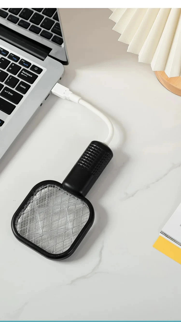 Mosquito Swatter Trap Mini USB UV Light Pest Control Electric Shock Mosquito Killer Lamp Portable Fly Bug Zapper Summer