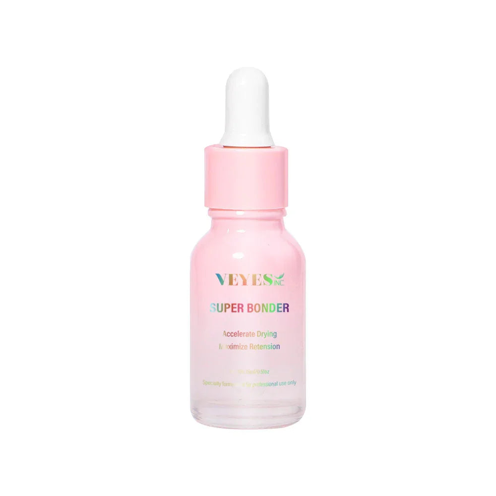 Veyes Inc Super Bonder Lash Sealant – 15ml Eyelash Extension Fixing Agent, Quick-Dry Primer for Glue Adhesive, 3-Month Use