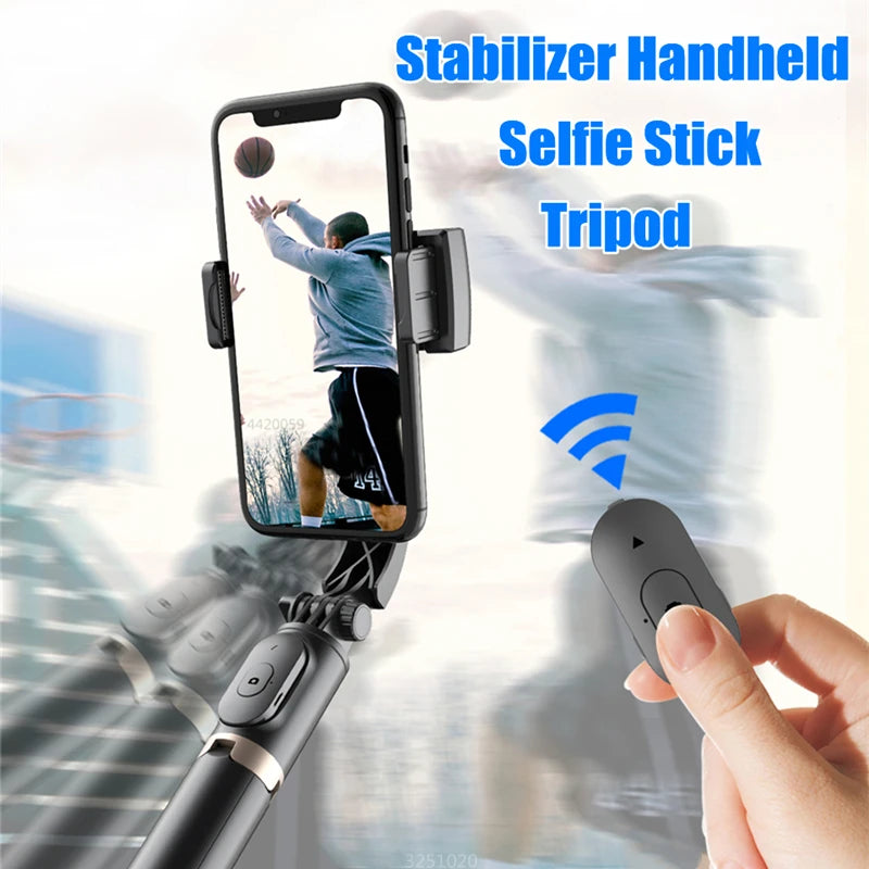 Q08 Smartphone Gimbal with Selfie Stick & Tripod