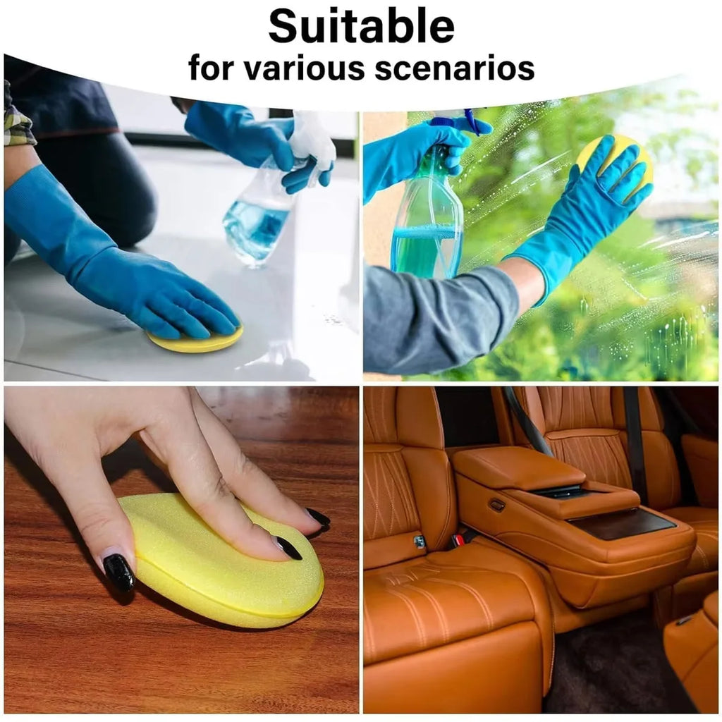 Car Wax Applicator Sponge Pads – 6 or 12 Pack