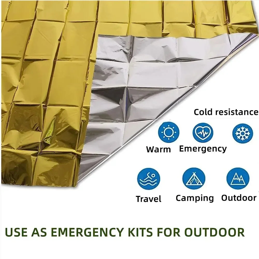 Reflective Emergency Blanket – Silver or Gold/Silver