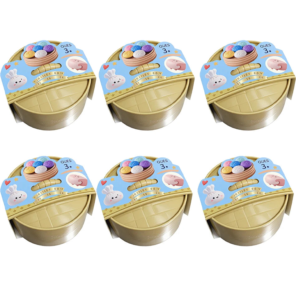 Dumpling Pressure Dumpling Squishies Cute Colorful Bun Toy Slow Rising Stress Relief Fidget Toy for Kids Adults Anti-Anxiety Toy
