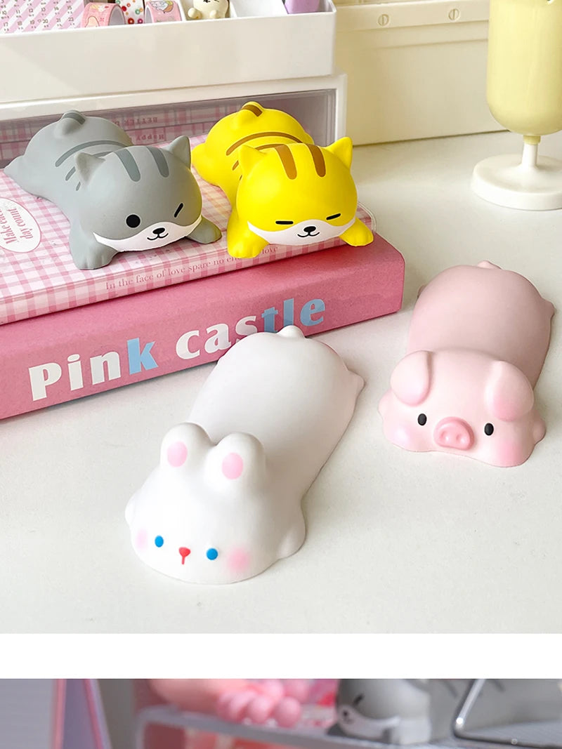 Animal-Shaped Desk Wrist Rest – Rabbit, Pig, Cat or Dog