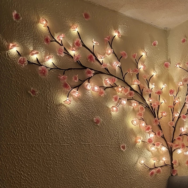 Cherry Blossom Branch Lights – Warm White, 72–144 LEDs
