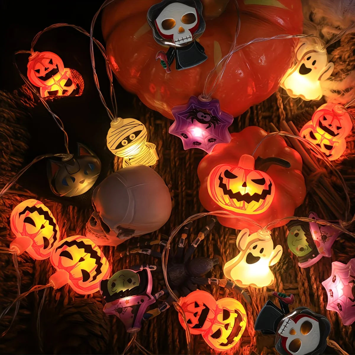 Halloween Character String Lights – 10, 20 or 30 LEDs