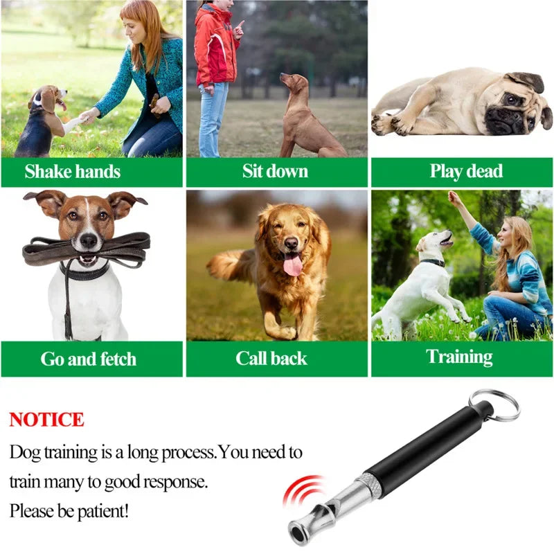 Outdoor New Type Dog Pet High Frequency Supersonic Whistle Stop Barking Dog Adjustable Training Control Dog Training Deterrence