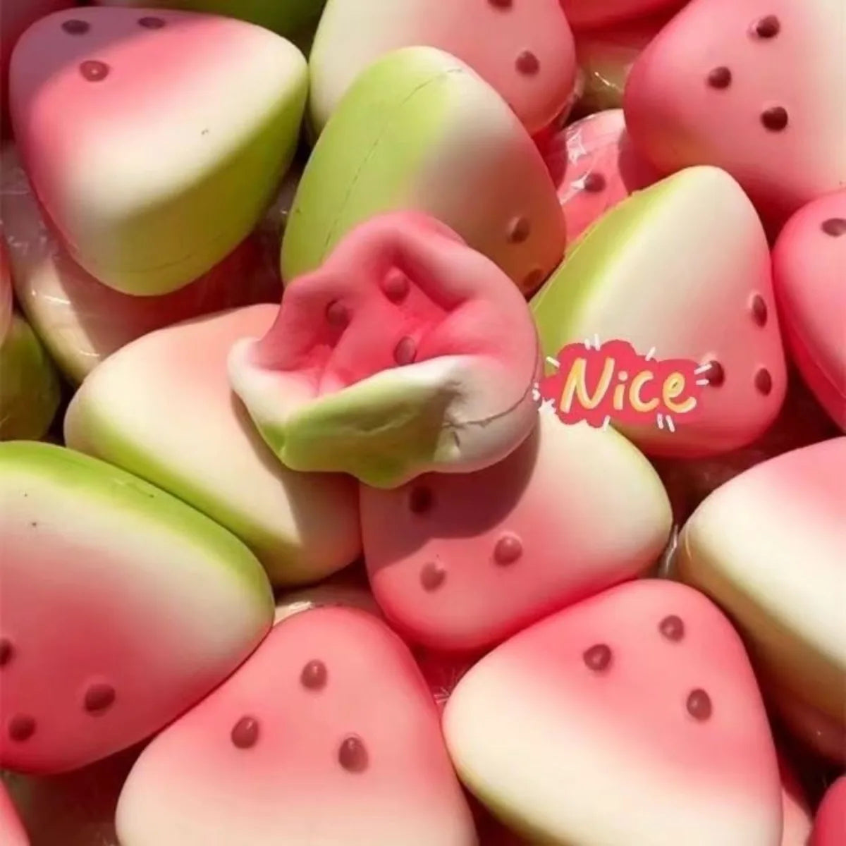 New Summer Ice Watermelon Squishy – Slow Rising Soft Wet Squeeze Stress Relief Fidget Toy, Cute Aesthetic Decor for Kids & Adult