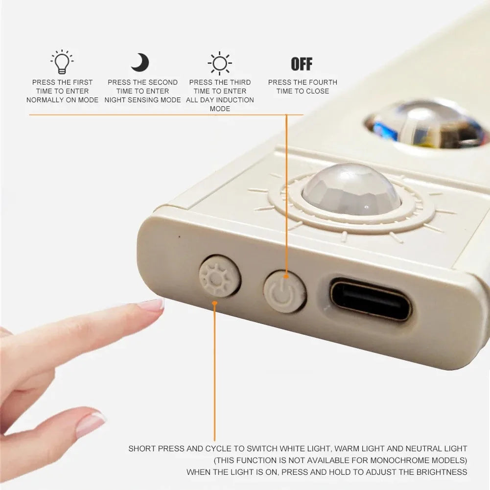 USB-Rechargeable Motion Sensor LED Cabinet Light