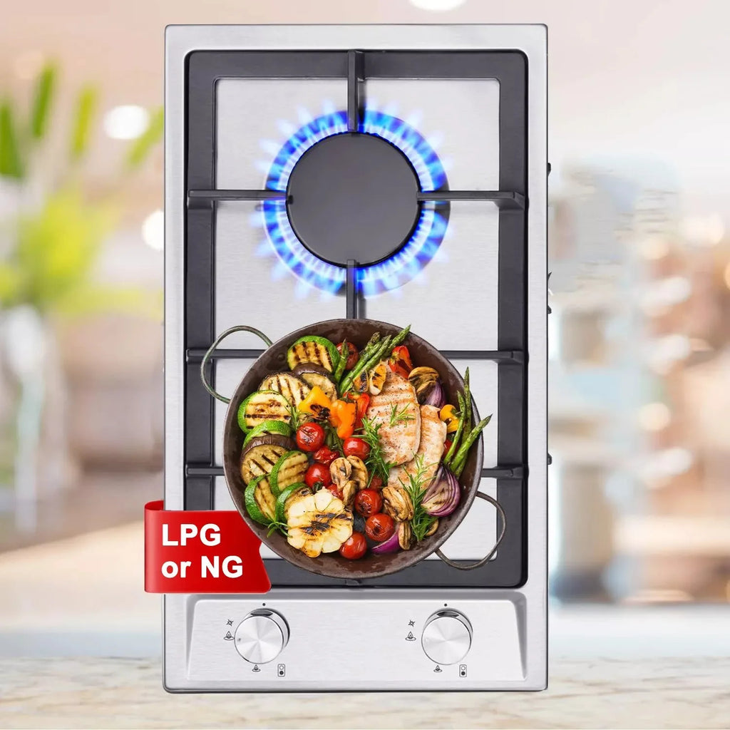 TopStrong 2-Burner Gas Cooktop – EU Model