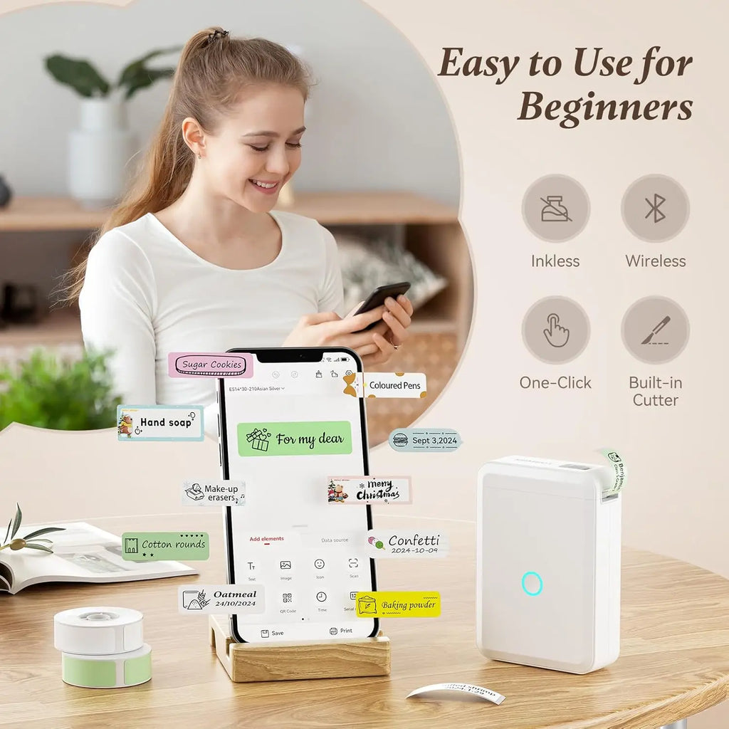 NIIMBOT D110M Bluetooth Thermal Label Maker