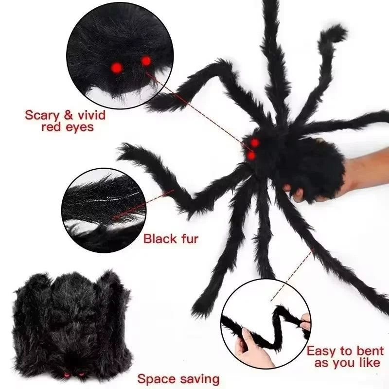 Halloween Spider & Web Decorations – Individual Options