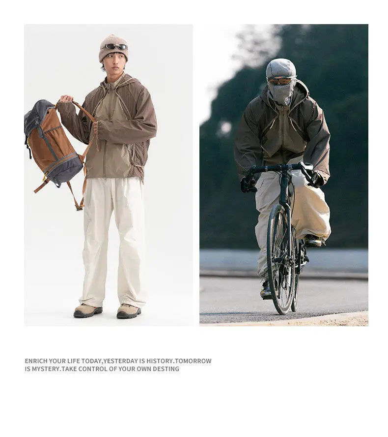 Men’s Hooded Jacket & Vest Set