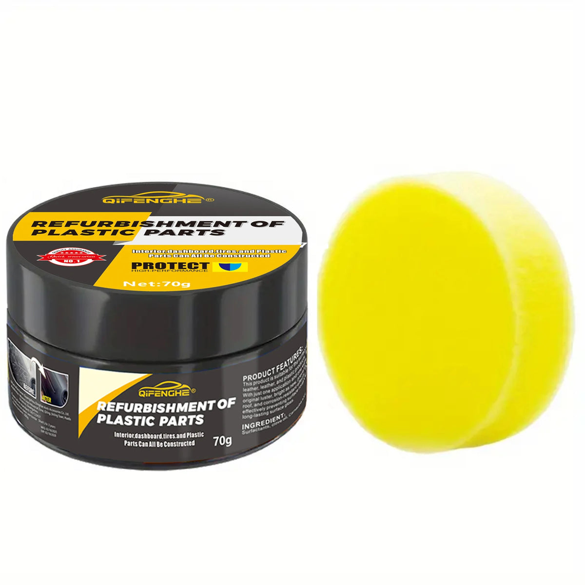 Automotive Plastic Trim Polish – 2.47 oz