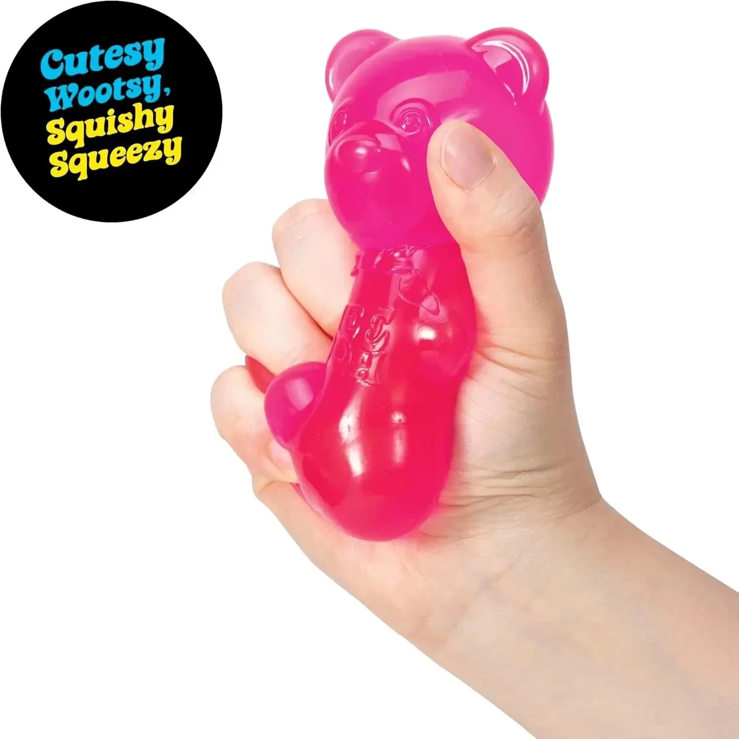 Nee Doh Cute Bear Maltose Dough Squeeze Toy Colorful Sensory Fidget Toy Stress Relief Desktop Decor Gift