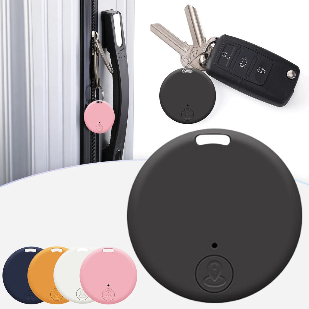 Mini-GPS-Locator Anti-Verlust-Alarm Geldbörse Schlüsselanhänger Smart Tag Bluetooth-kompatibler Tracer Schlüsselanhänger Hund Haustier Kind Tracker Schlüsselfinder