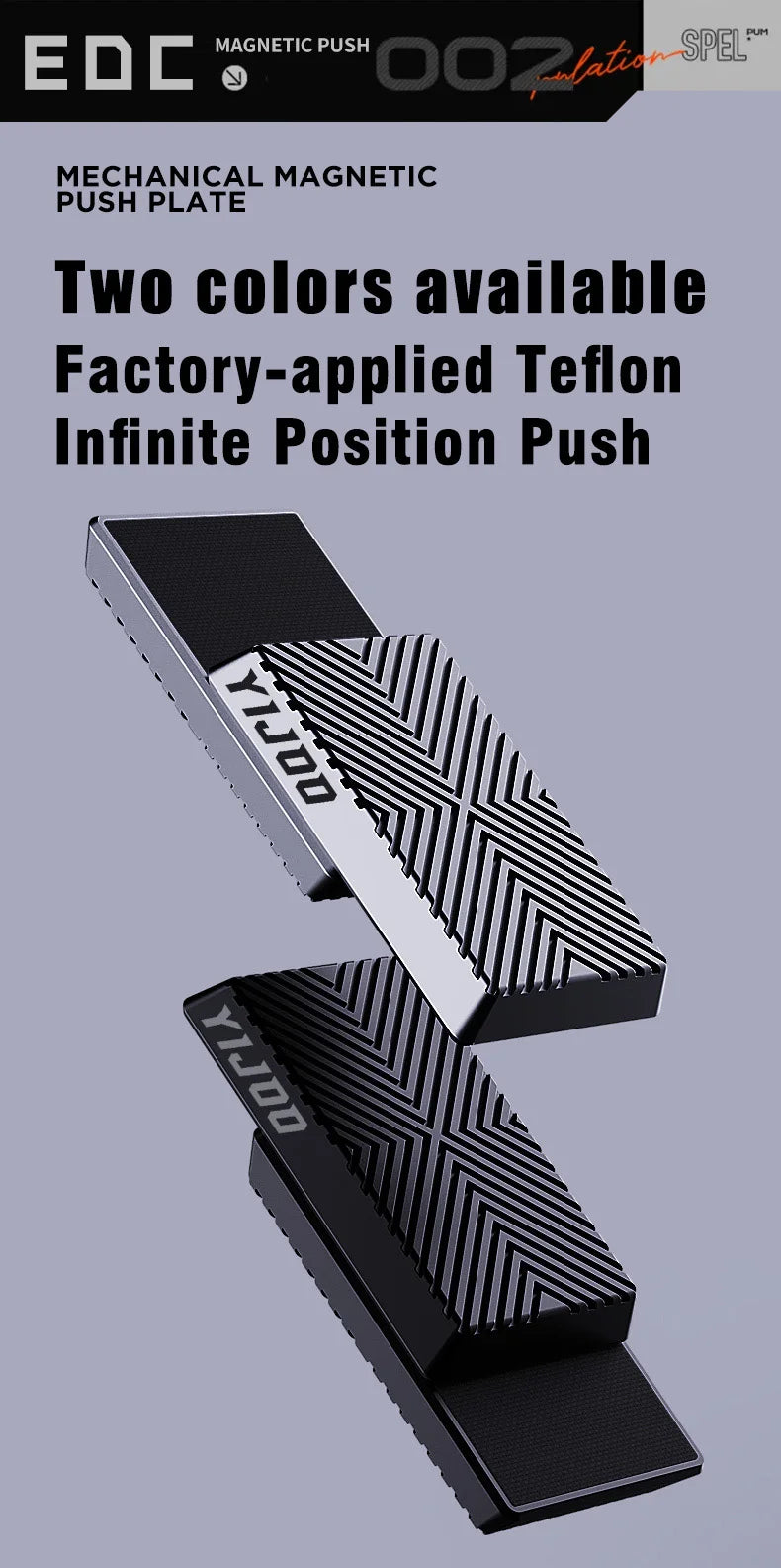Fidget Unlimited Position Card Pushing Fingertip Gyroscope Adult Stress-Relieving Toy ADHD Tool EDC Metal Toy Kids' Gift