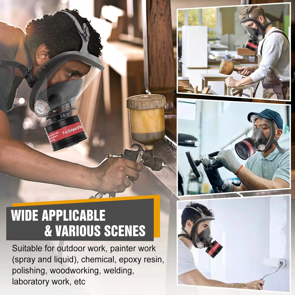 6803 Full-Face Respirator Mask Kit