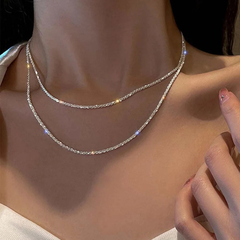 Women's Silver-Tone Chain Necklace